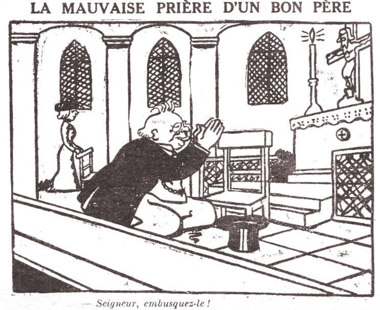 1917 06 13 La mauvaise priere d-un bon pere Canard enchaine.jpg